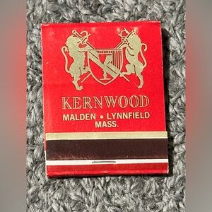 Vintage Matchbook Kernwood Restaurant Malden Lynnfield Mass MA Massachusetts